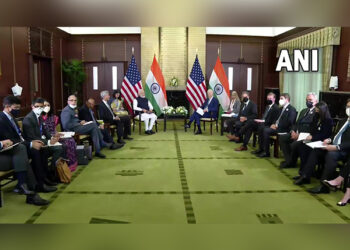 Prime Minister Narendra Modi in a bilateral meeting with US President Joe Biden (Photo Source: ANI)