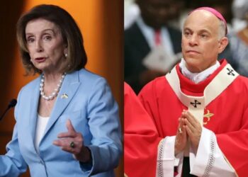 US House Speaker Nancy Pelosi-Archbishop Salvatore J. Cordileone (Photo Source: Getty Images)