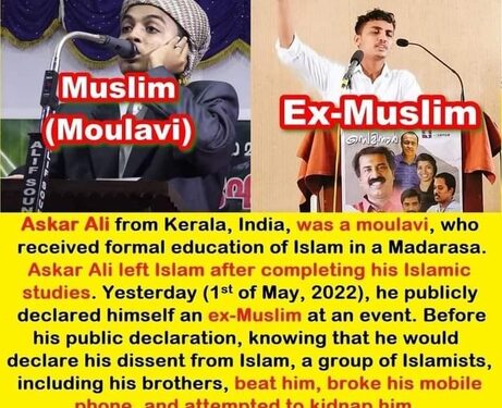 Ex-Muslim Aksar Ali said Kerala Madrasas teach students that Muslims should not join the Indian Army because Jihadis coming from Pakistan are real Muslims