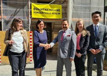 DFG (German Research Foundation) Prof. (Dr) Katja Becker-Union Minister Dr Jitendra Singh (Photo Source: ANI)