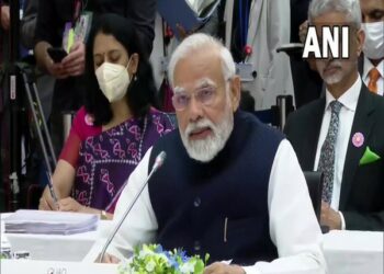 Prime Minister Narendra Modi speaking at the Quad Leaders Summit (Photo Source: ANI)