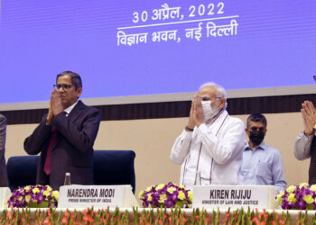 PM at the Joint Conference of Chief Ministers of the States and the Chief Justices of High Courts, in New Delhi