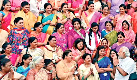 PM Narendra Modi has seen to it that women are not only healthy but are also economically empowered