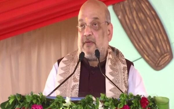 Union Home Minister Amit Shah speaking at a program in Tamulpur, Assam (Photo Source: ANI)