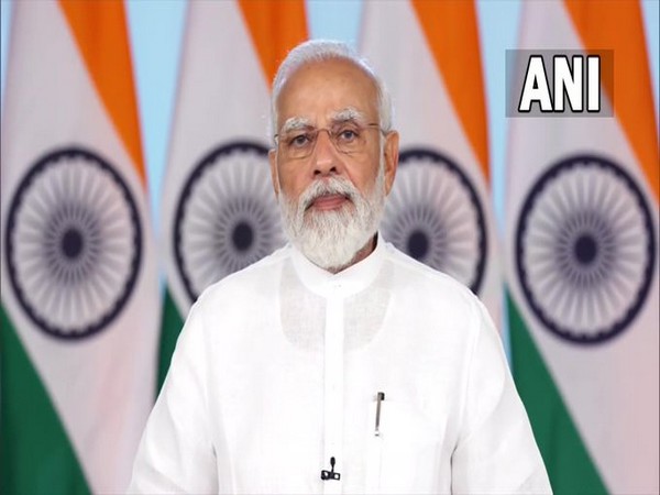 PM Narendra Modi virtually addressing Rotary International Convention 2022 (Photo Source: ANI)