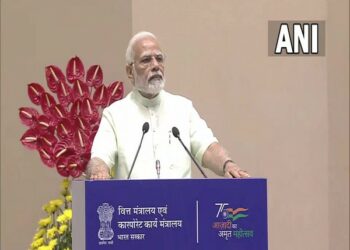 Prime Minister Narendra Modi speaking at the launch of Jan Samarth Portal (Photo Source: ANI)