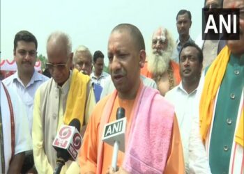 Uttar Pradesh Chief Minister Yogi Adityanath speaking to ANI (Photo Source: ANI)