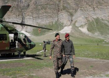 Northern Army Commander Lieutenant General Upendra Dwivedi (Photo Source: ANI)