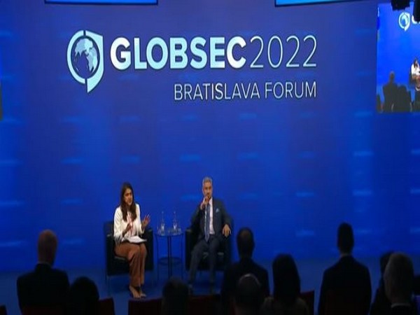 EAM Jaishankar at GLOBSEC 2022 Bratislava Forum (Photo Source: ANI)