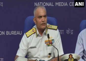 Indian Navy Chief Admiral R Hari Kumar (Photo Source: ANI)