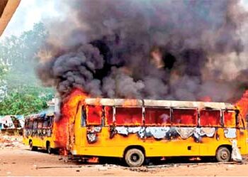 Egged on by vested interests, protesters torched buses, trains and public properties after the Centre announced Agnipath scheme