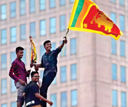 Protests against the economic crisis have simmered for months and came to a head recently when hundreds of thousands of people took over government buildings in Colombo