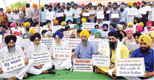 The sikh community was outraged after theft of the SGGS was reported from a Gurdwara in Burj Jawahar Singh Wala, a village in the Kot Kapura tehsil of district Faridkot, Punjab