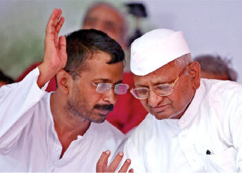 Kejriwal used the clean image of Anna Hazare to build a public platform against corruption. However, by mind- 2012 he replaced Hazare as the face of protesters