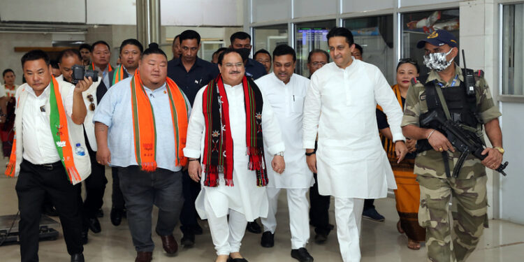 Nagaland: BJP chief J P Nadda visits Kohima's famous Cathedral in the ...