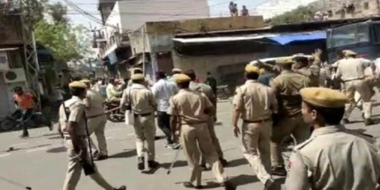 Rajasthan: Police unleash violence on Hindus for protesting against temple demolition