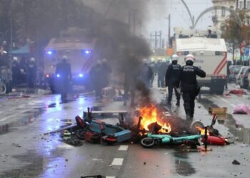 Riots break out in France after Morocco's World Cup defeat to France leads to death of 14-year-old boy 