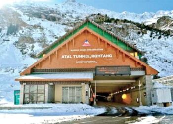 Landmark: Atal Tunnel, under  Rohtang Pass is a game - changer with strategic implications it was completed by BRO