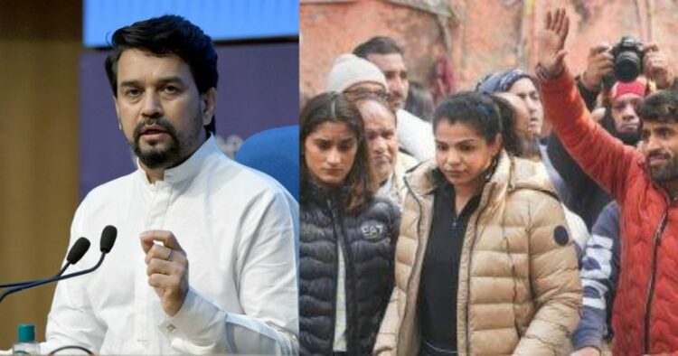 Wrestlers Protest: Government will do everything for the benefit of athletes, says Anurag Thakur
