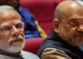 From Left: Prime Minister Narendra Modi, Union Home Minister Amit Shah