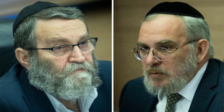 UTJ Knesset (Israel parliament) members Moshe Gafni and Yaakov Asher proposes the bill to ban Evangelisation in Israel