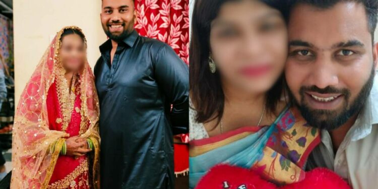 Accused with two Hindu women, he got married to the one in left and lives in with one in right