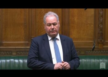 MP Bob Blackman in UK Parliament