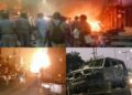 Visuals from the Ram Navami Shobha Yatra attacks