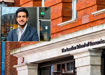 London School of Economics, In inset Karan Kataria