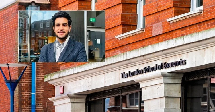 London School of Economics, In inset Karan Kataria
