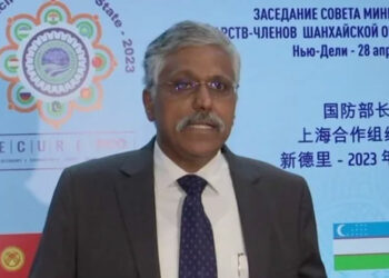 Defence Secretary Giridhar Aramane at SCO Defence Ministers' Meeting