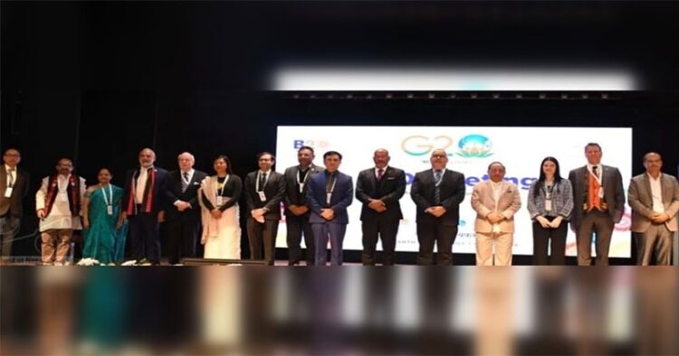 ( Ambassadors and country representatives and speakers of the plenary session of B20 conference in Kohima )