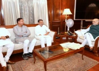 Rashtriya Lok Janta Dal (RLJD) president Upendra Kushwaha met Union Home Minister Amit Shah