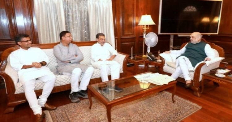 Rashtriya Lok Janta Dal (RLJD) president Upendra Kushwaha met Union Home Minister Amit Shah