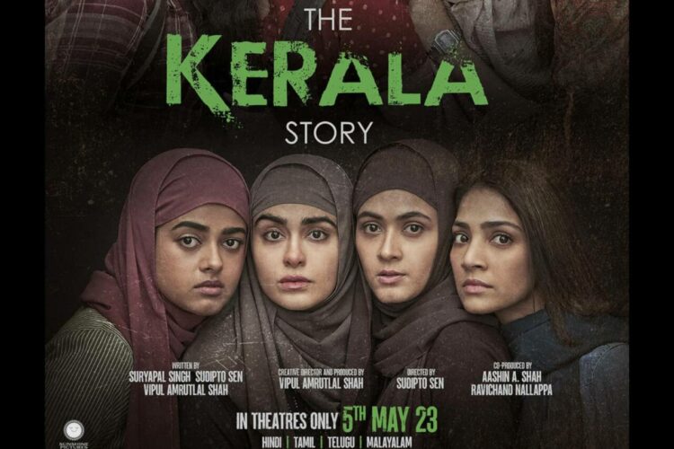 The poster of the film, The Kerala Story