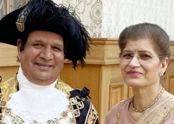 Lord Mayor Chaman Lal & Lady Mayoress Vidya Wati