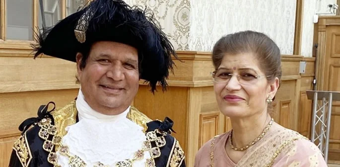 Lord Mayor Chaman Lal & Lady Mayoress Vidya Wati