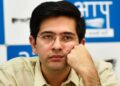 AAP's Rajya Sabha MP Raghav Chadha (Source: AFP)