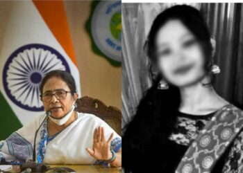 Chief Minister of Bengal, Mamata Banerjee (left) and the minor rape and murder victim (right)