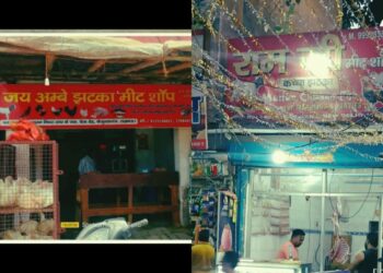 The two shops owned by Muslim vendors having Hindu names, out of many listed in the story