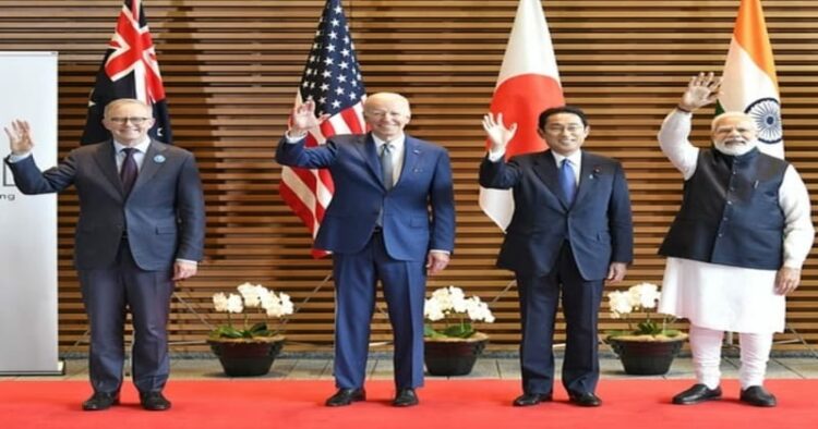 Australian PM Anthony Albanese, US President Joe Biden, Japanese PM Fumio Kishida ,PM Narendra Modi