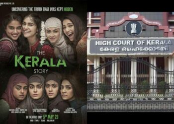 Poster of the film, The Kerala Story (left, source: IMDB) and the Kerala High Court (right, Source: Bar and Bench)