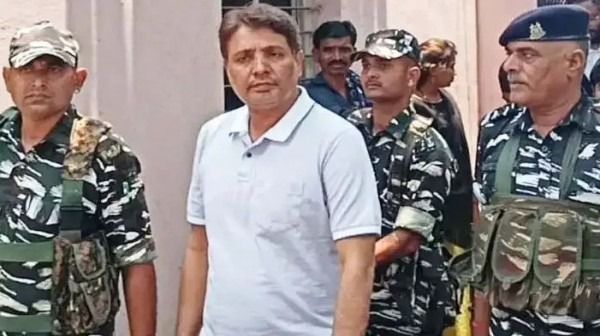 Anwar Dhebar, brother of Congress leader and mayor of Raipur Aijaz Dhebar, in police custody