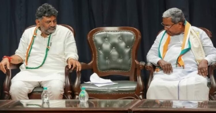 Karnataka Congress President DK Shivakumar and Former Karnataka CM Siddaramaiah