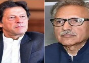 Pakistan PM Imran Khan and Pakistan President Arif Alvi