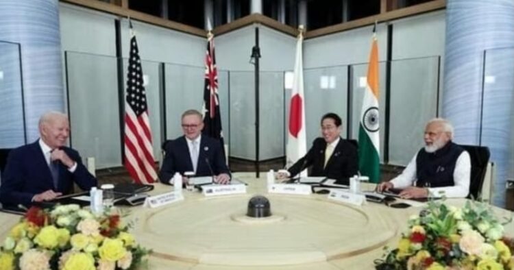 President Joe Biden, Australian PM Anthony Albanese and Japanese PM Fumio Kishida and PM Modi