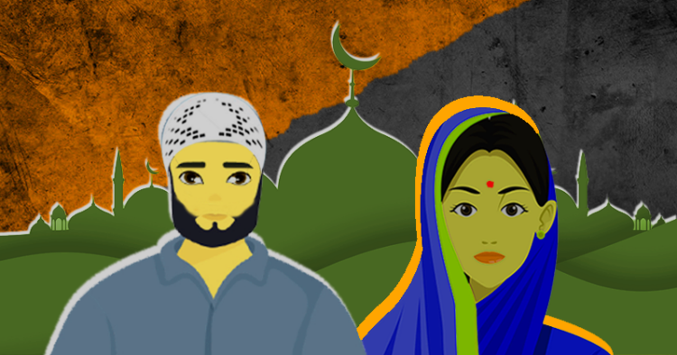 A Representation Image of 'Love and Grooming Jihad', (Image: Organiser)