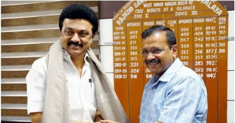 Tamil Nadu CM Stalin and Delhi CM Arvind Kejriwal ( File photo )