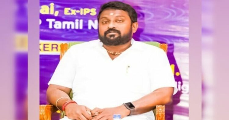 Tamil Nadu BJP State Secretary SG Suryah