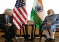 American economist Paul Romer and Prime Minister Narendra Modi